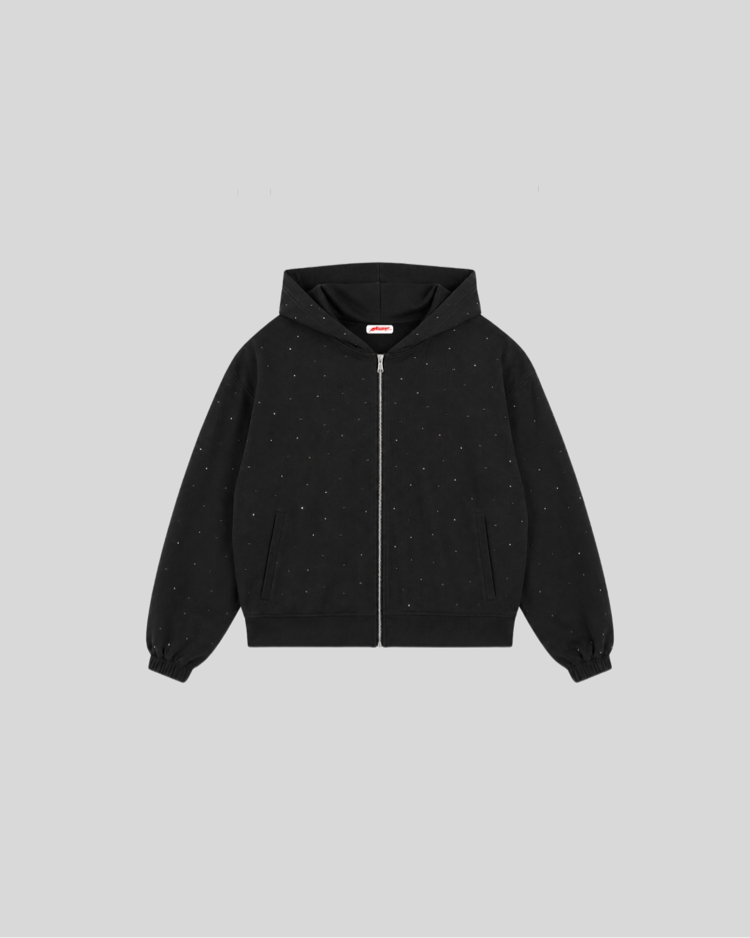 Svamp Mono Diamond Zip 