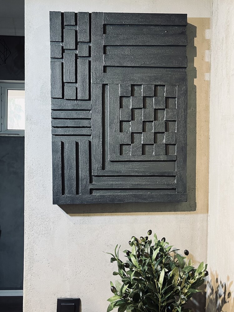 DK-002 Dokulu Tablo 2'li set