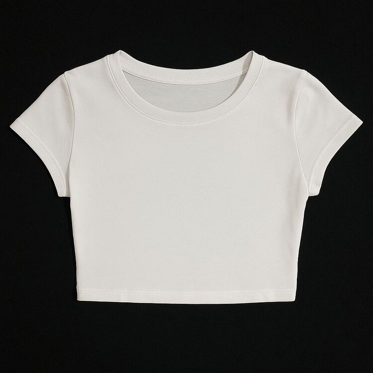 Beyaz Crop top