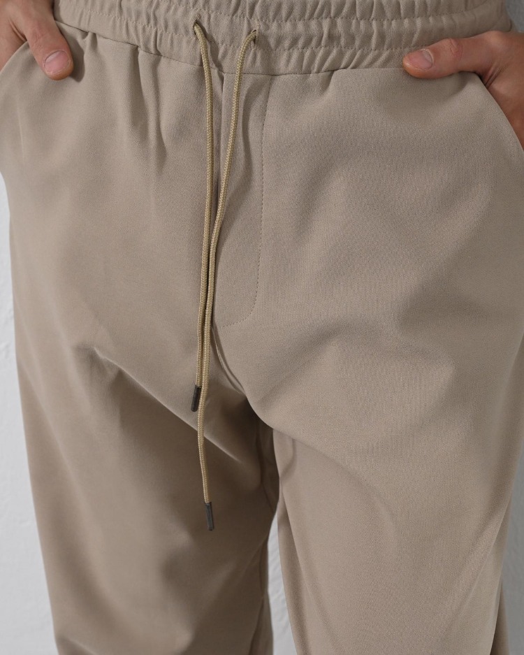 Bej Basic Jogger