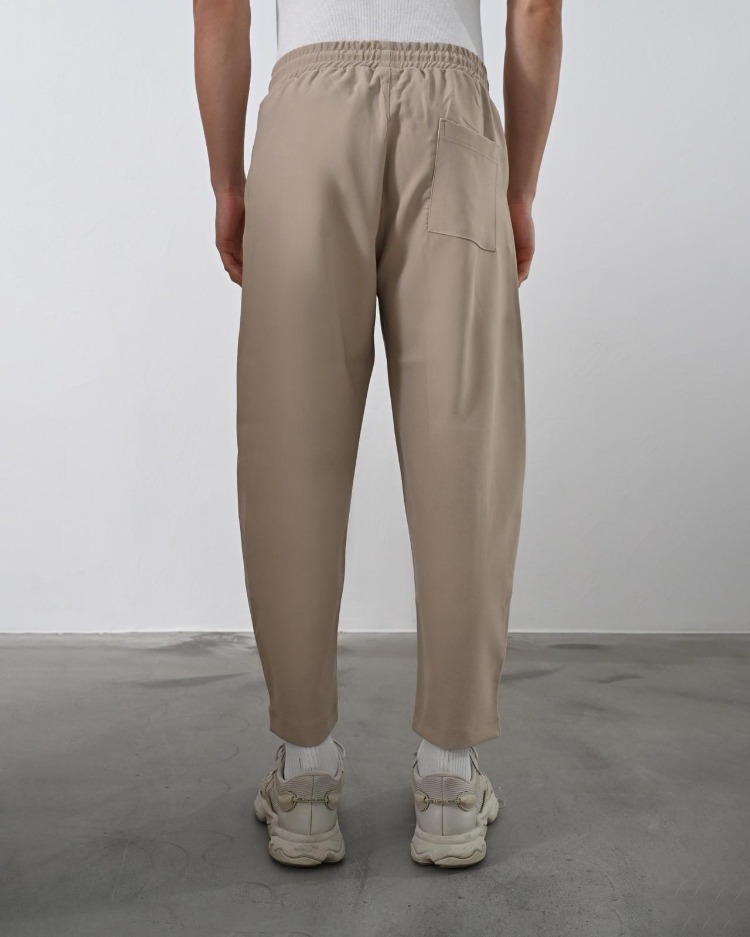 Bej Basic Jogger