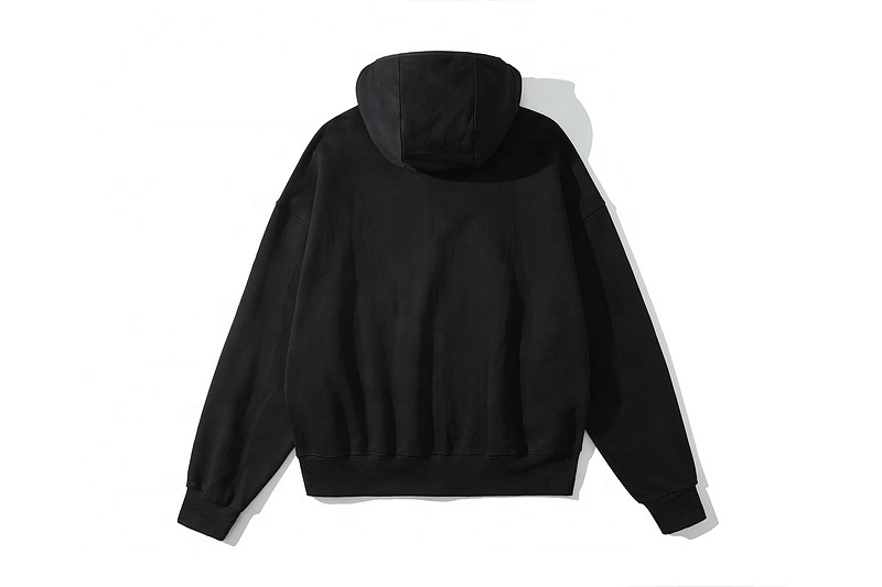 Oversize Fermuarlı Siyah Ninja Unisex Hırka