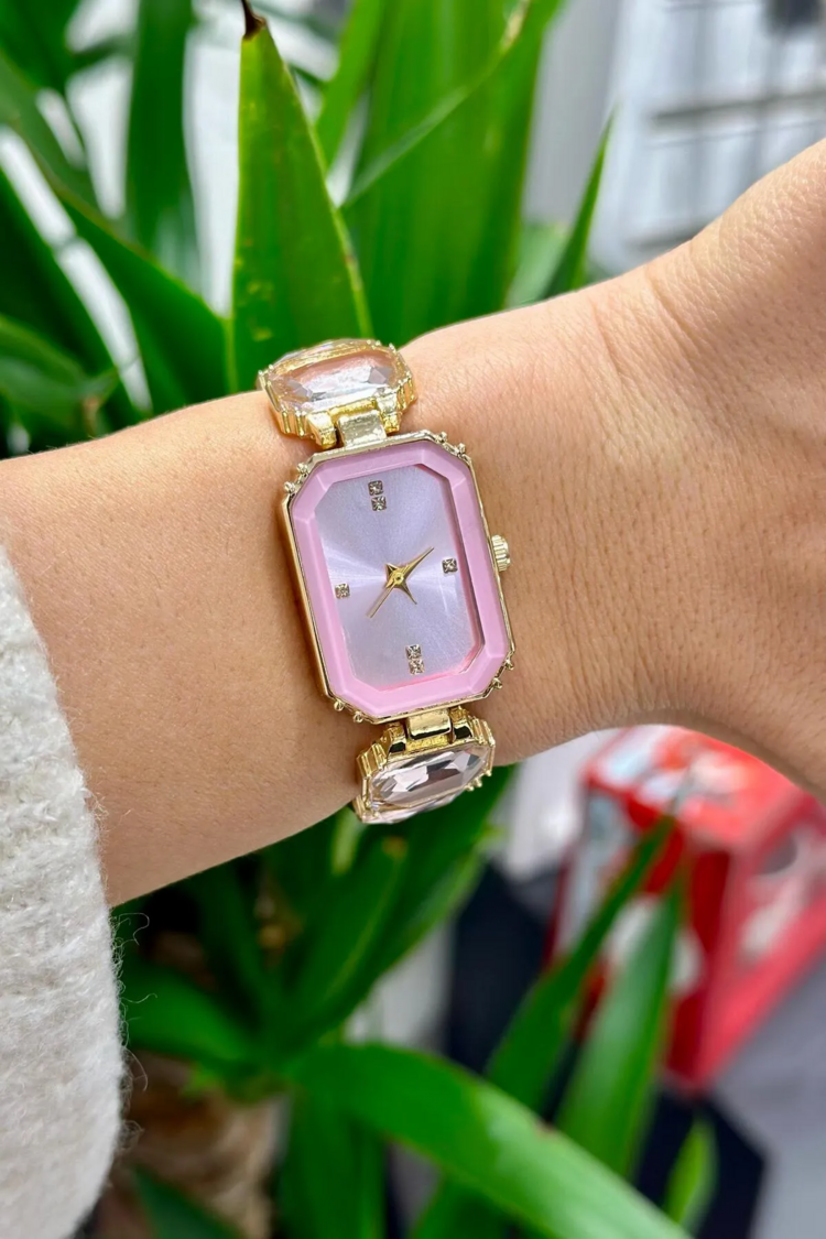 Swalora Crystal Garden Pembe Saat