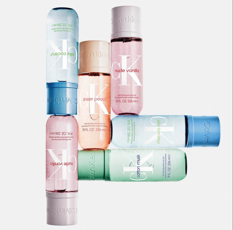 Calvin Klein Hair & Body Perfume Mist / Silky Coconut