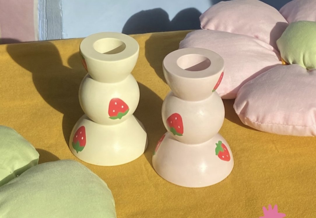 Desenli şamdan(3 seçenekli)
