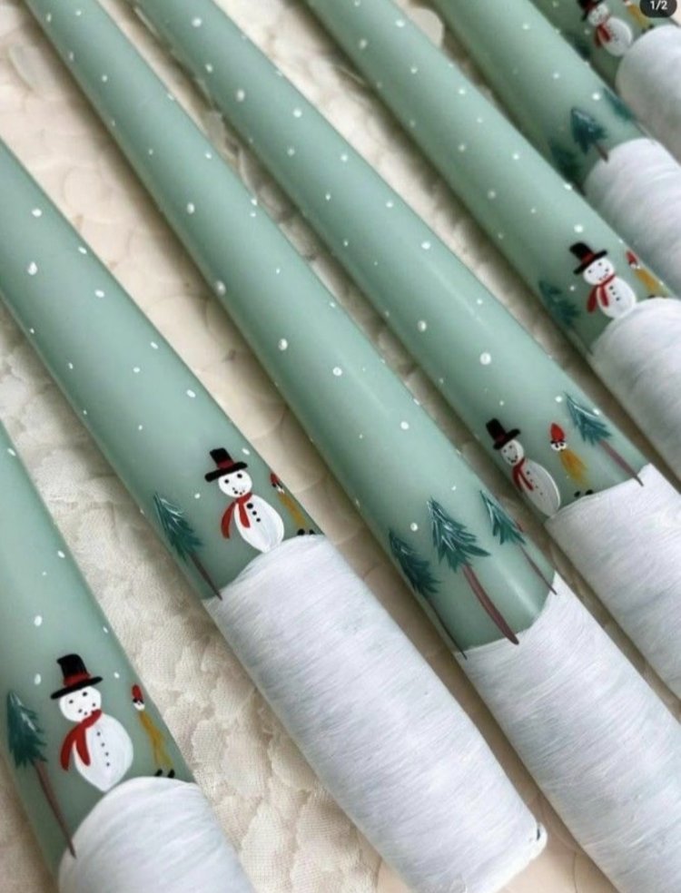Winter şamdan mumu 