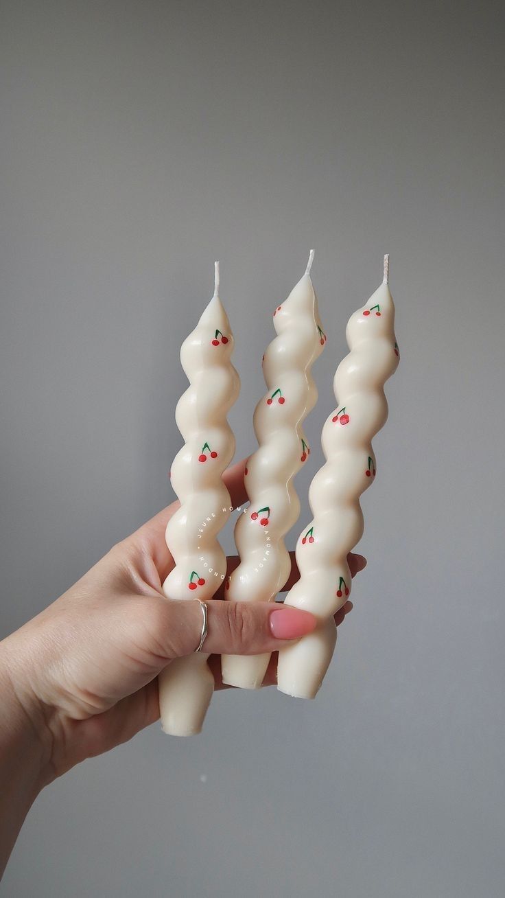 Cherry şamdan mum