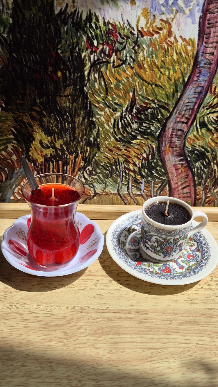 Türk çayı mum