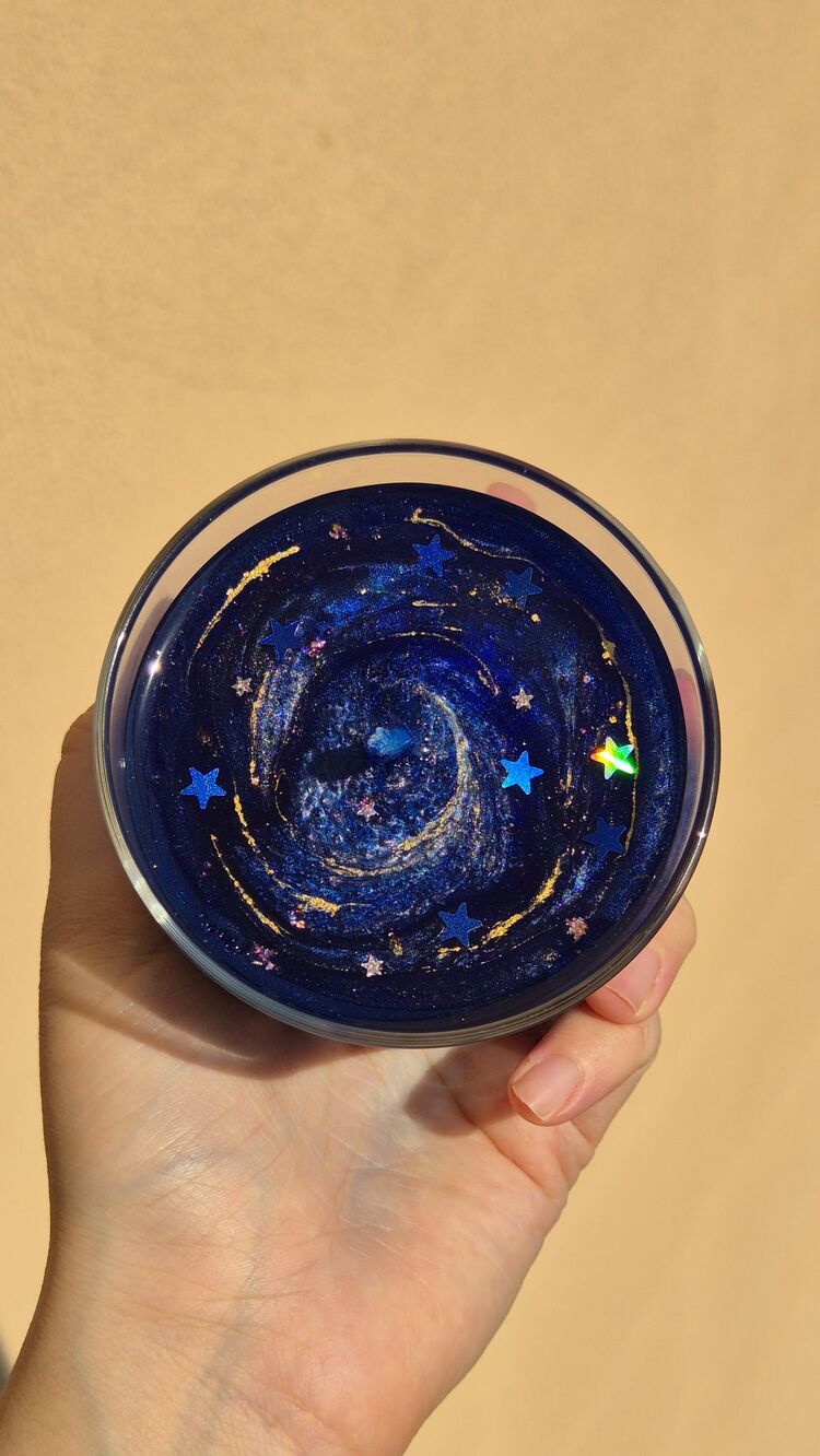 Van Gogh yıldızlı gece mum