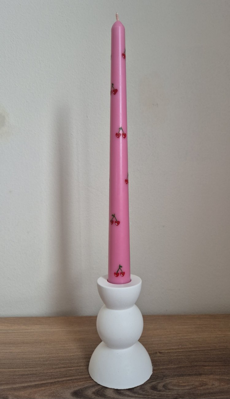 Cherry şamdan mum