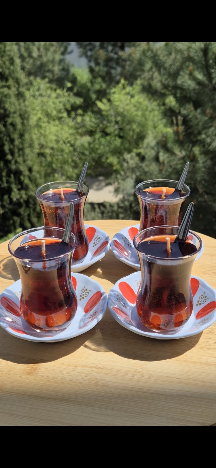 Türk çayı mum