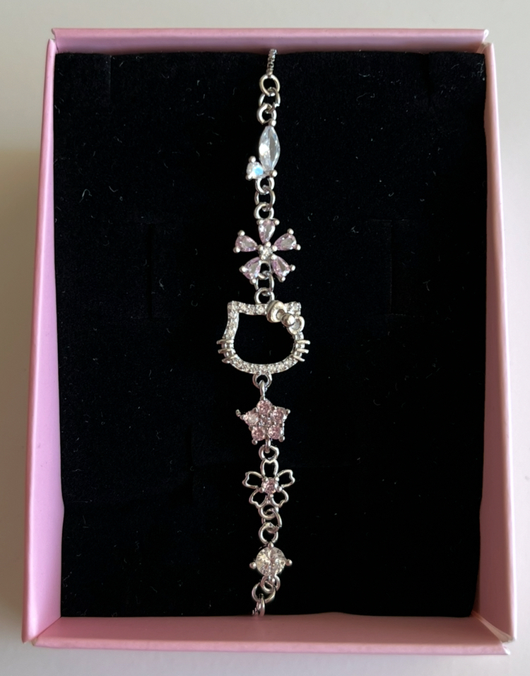925s hello kitty sakura bileklik 
