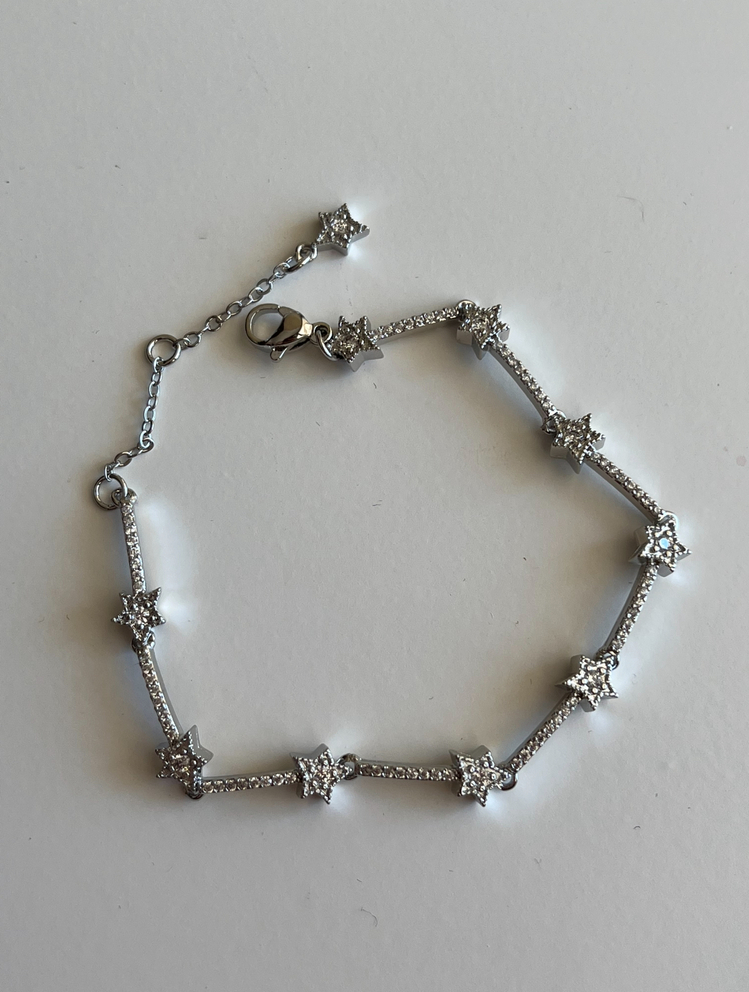 çelik gökyüzündeki yıldız pandora model bileklik