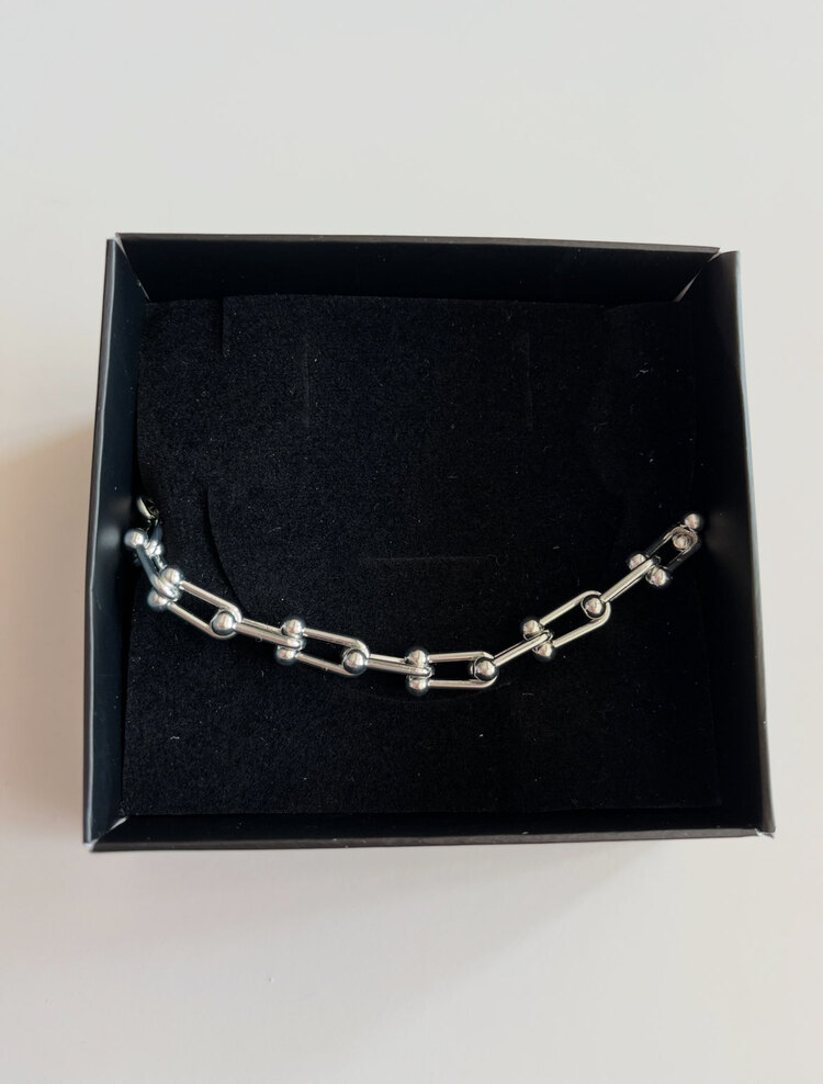çelik tiffany model silver bileklik