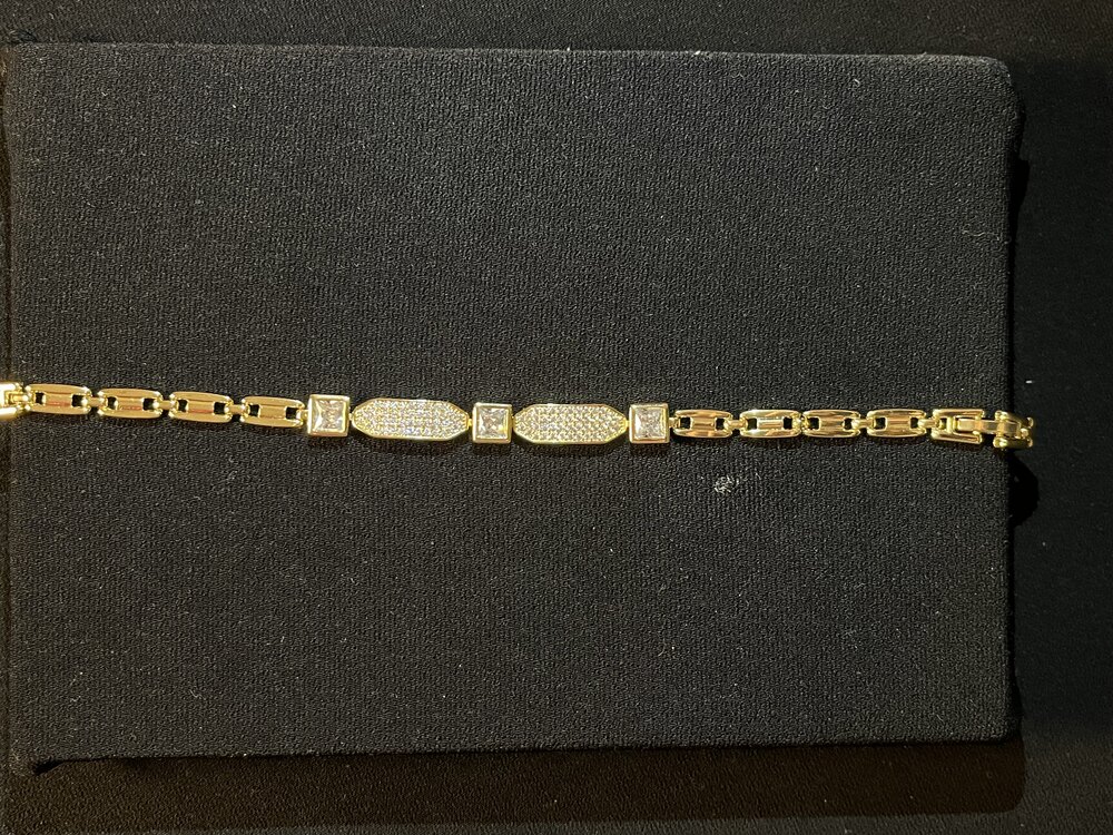 xuping taşlı gold bileklik