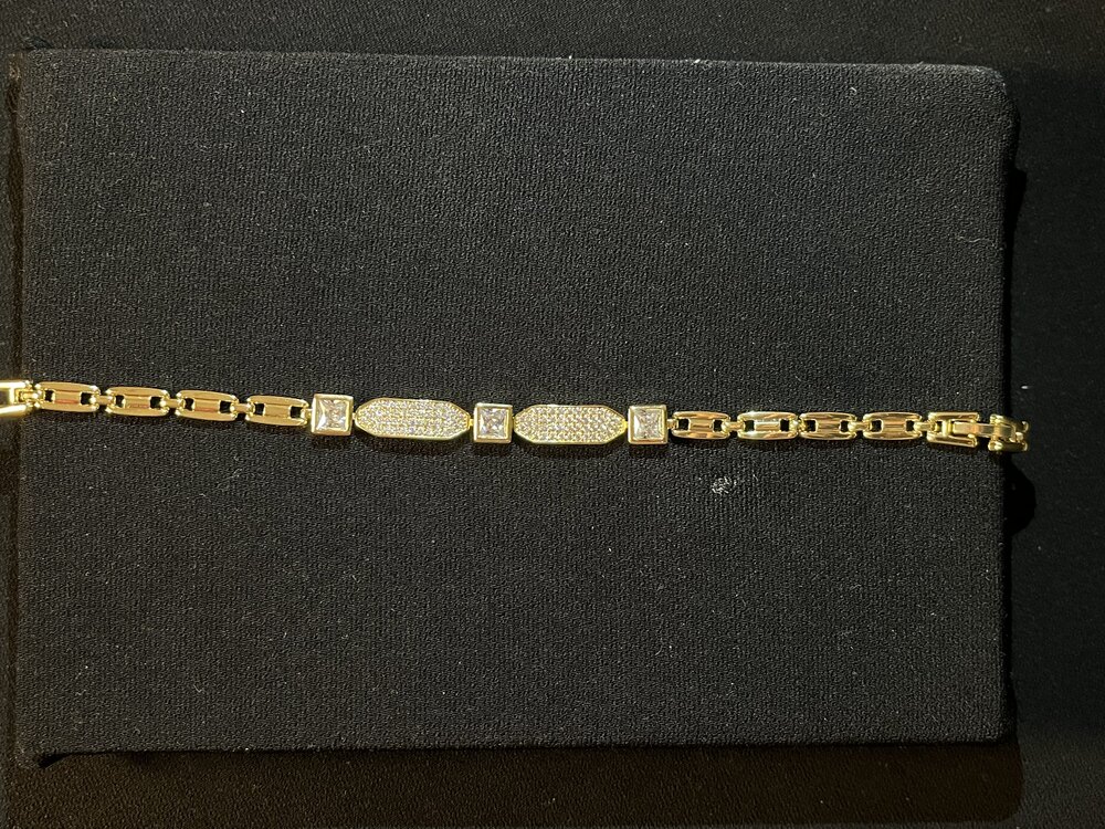 xuping taşlı gold bileklik