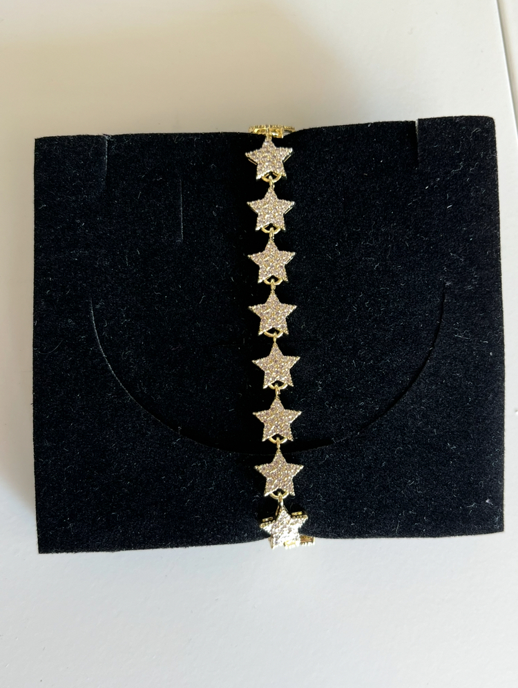 çelik yıldız yolu gold bileklik