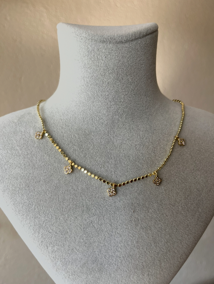 çelik cleef ezme model kolye