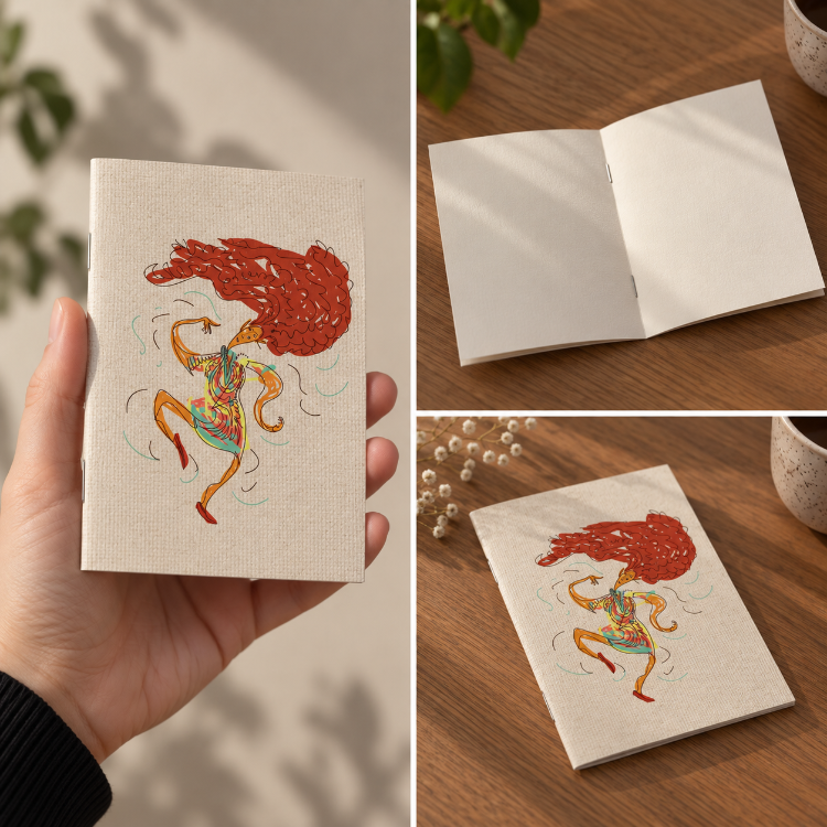 Cep Defter - Dancing Girl
