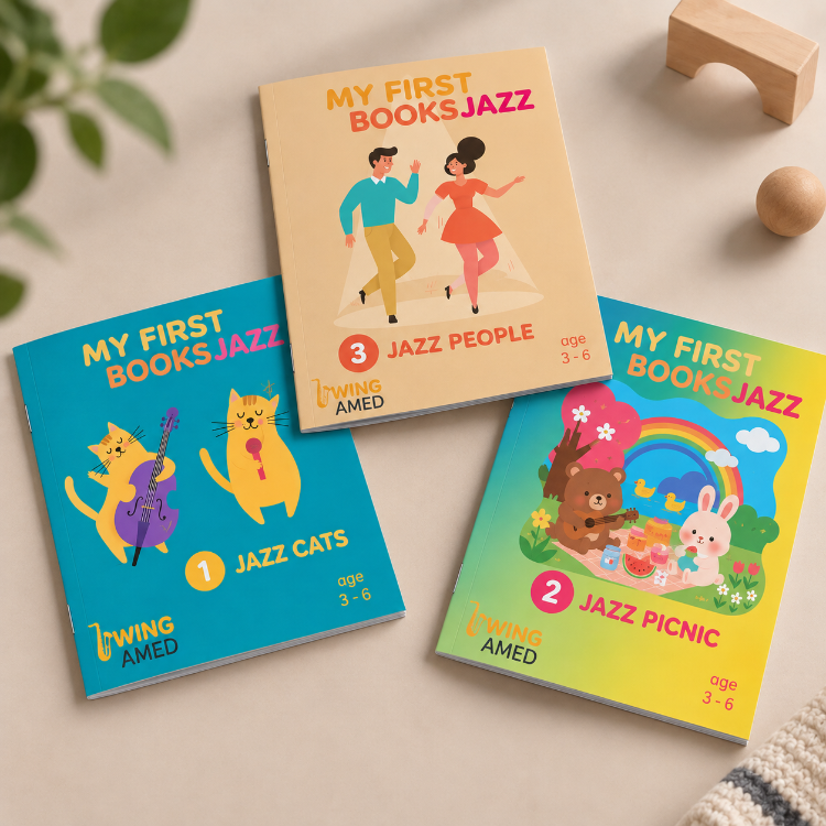 Boyama Kitabı Set - "My First Jazz Books"