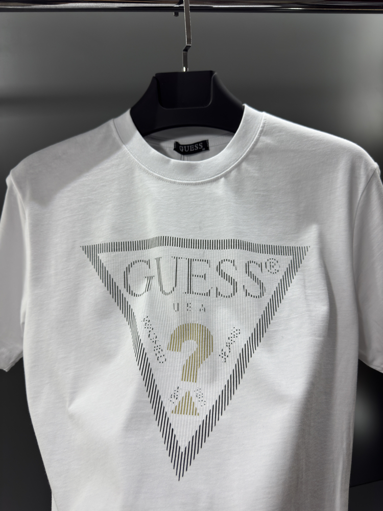 Guess Premium T-Shirt Beyaz