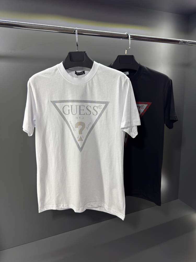 Guess Premium T-Shirt Beyaz