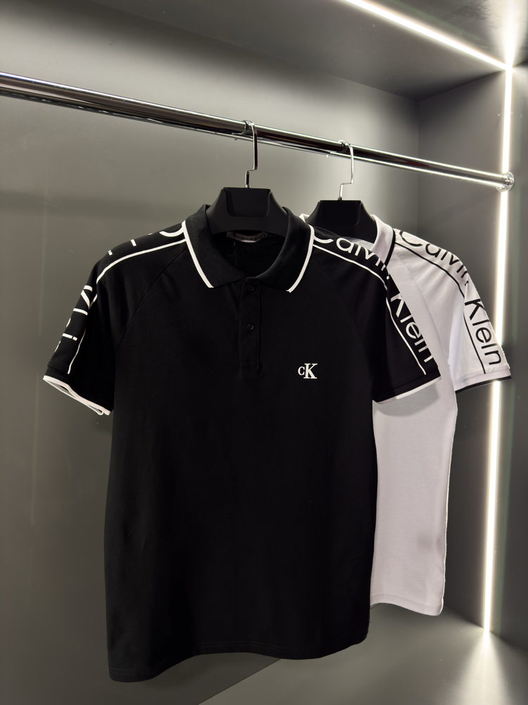 Calvin Klein Premium Yakalı T-shirt Siyah
