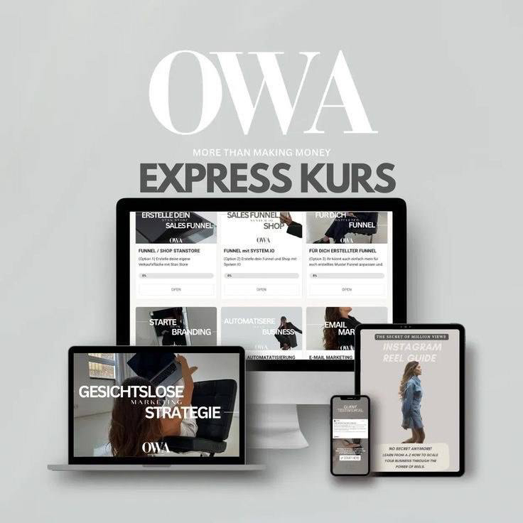 OWA | Online Wealth Academy Kurs ( Türkçe / Deutsch / English/Flamenkçe)