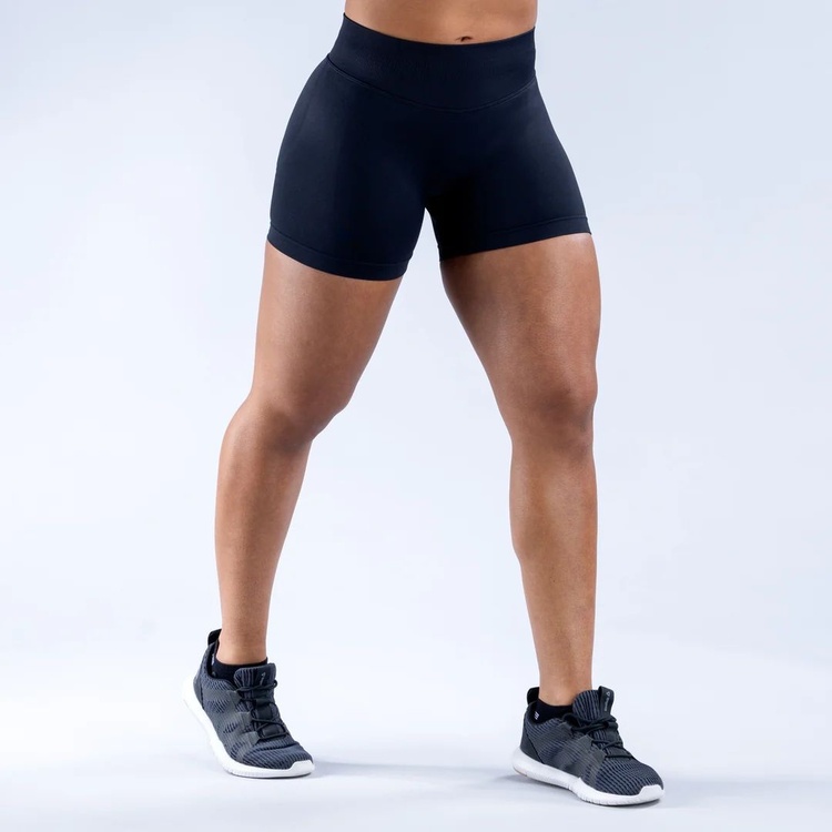 DFYNE Kadın Siyah Seamless Spor Şort