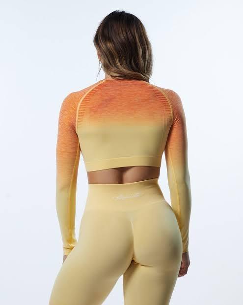 Alphalete Uzun Kollu Crop