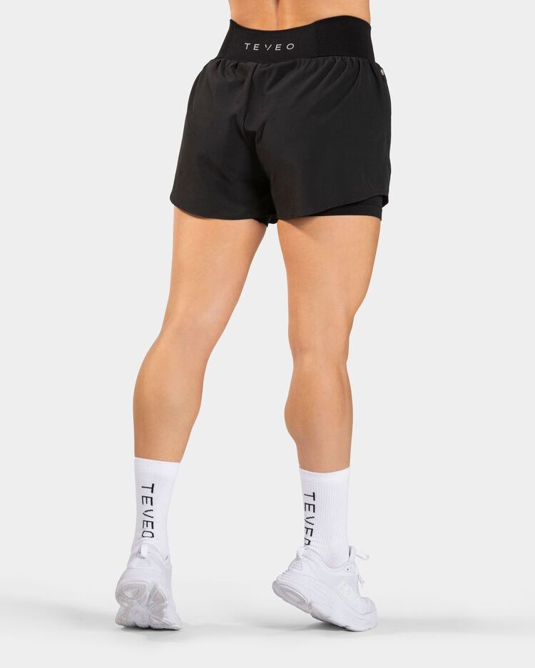 Teveo Endorphin 2in1 Shorts - Black