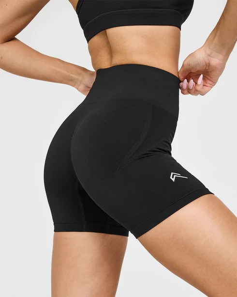 Oner Active Effortless Seamless Shorts - Black (Siyah)