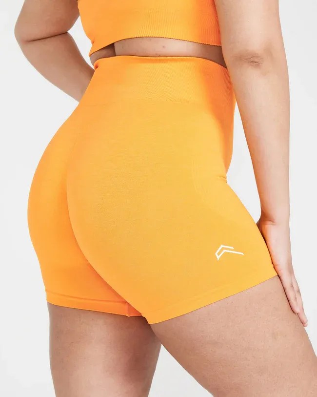 Oneractive Düz Model Şort Turuncu