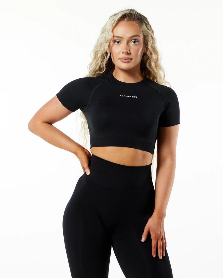 Alphalete Kısa Kol Crop