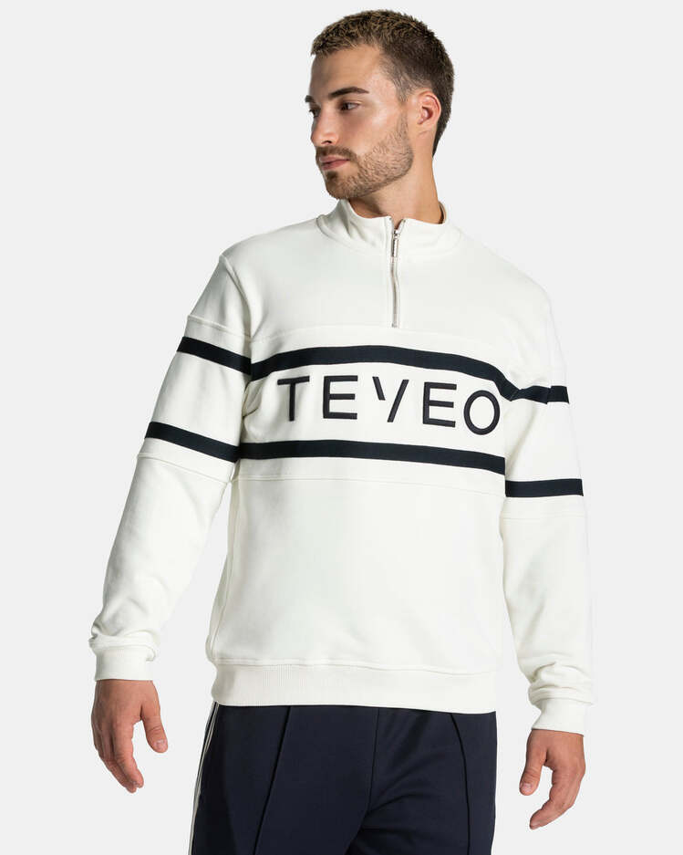 TEVEO Club Yarım Fermuarlı Kazak (Midnight)