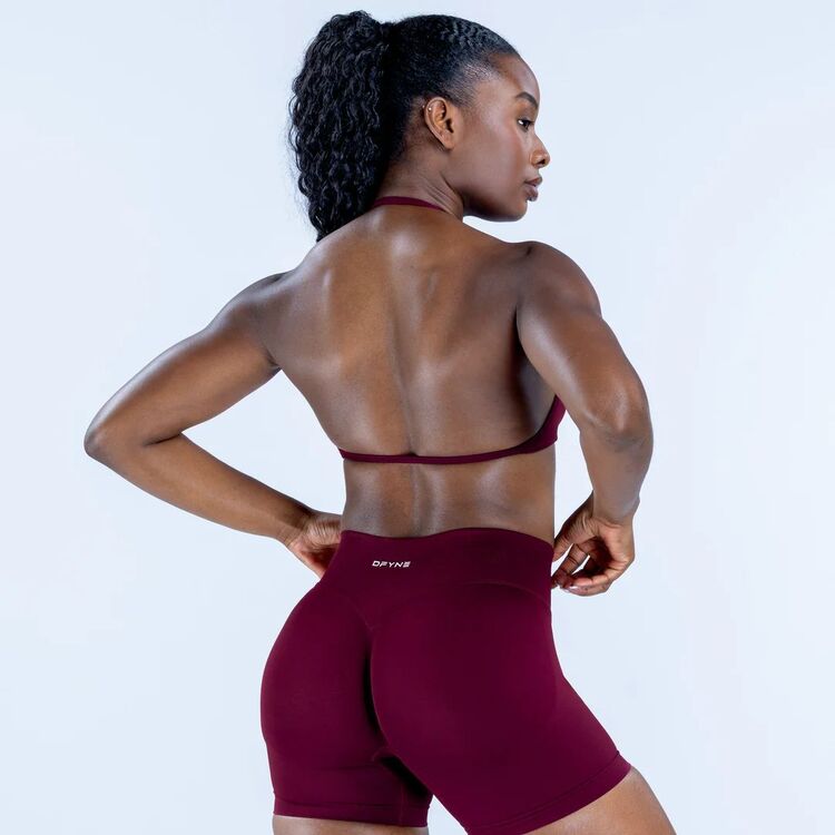 DFYNE Bordo Impact Strappy Bra - Destekleyici Spor Bra