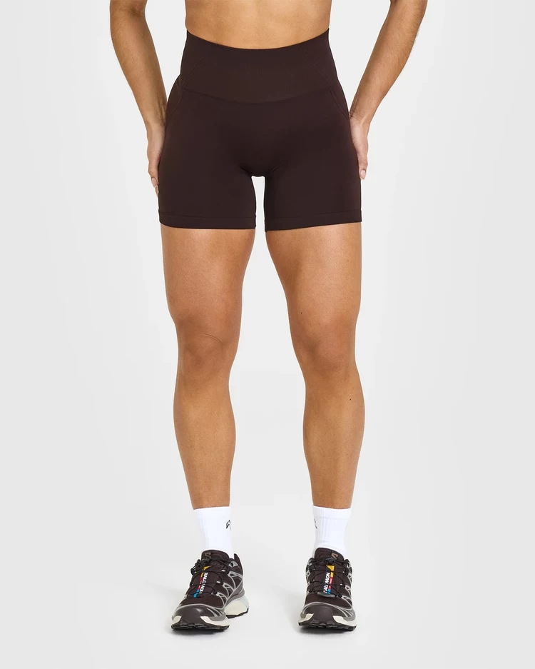 Oner Active Effortless Seamless Shorts - Plum Brown