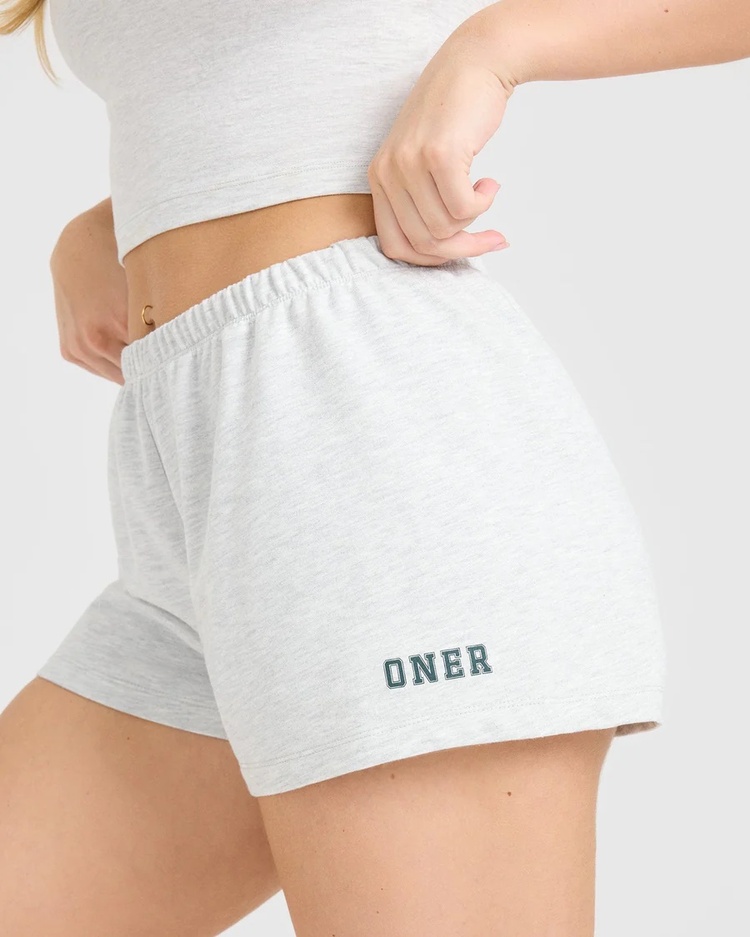 Oner Active Melanj Gri Şort