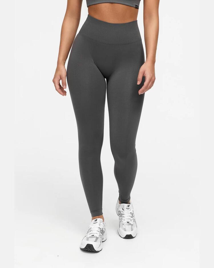 Oace Seamless Yüksek Bel Spor Tayt - Füme