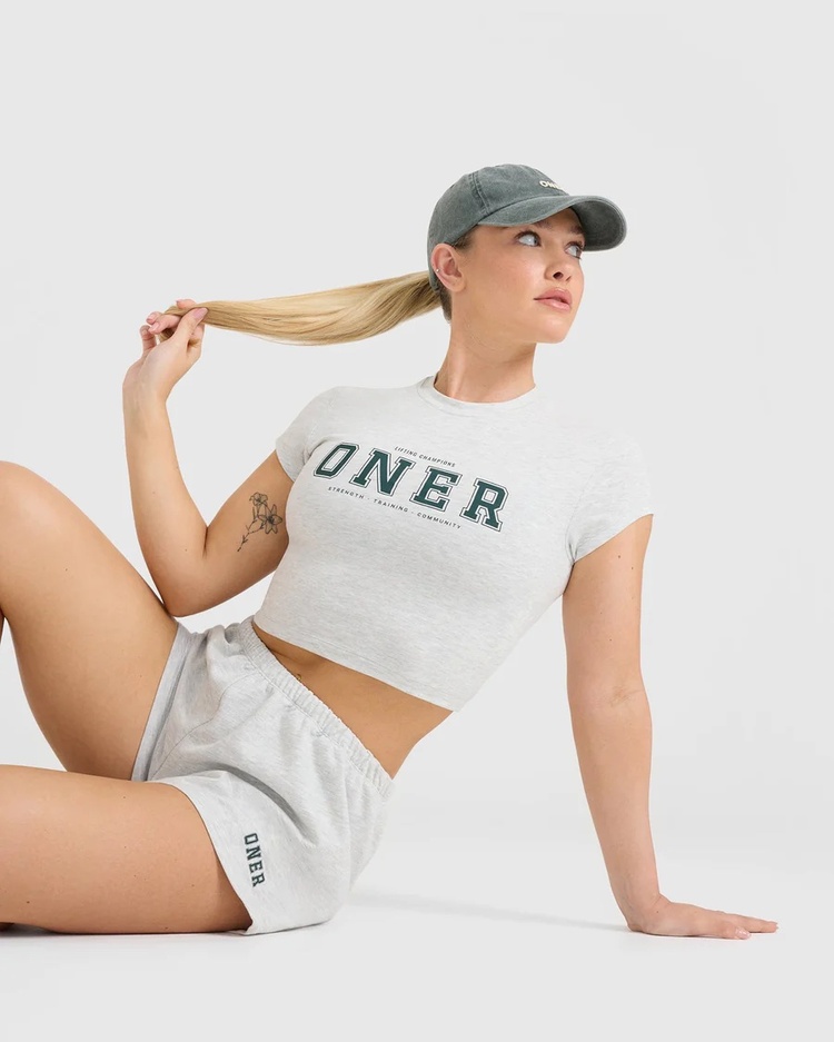 Oner Active Melanj Gri Şort