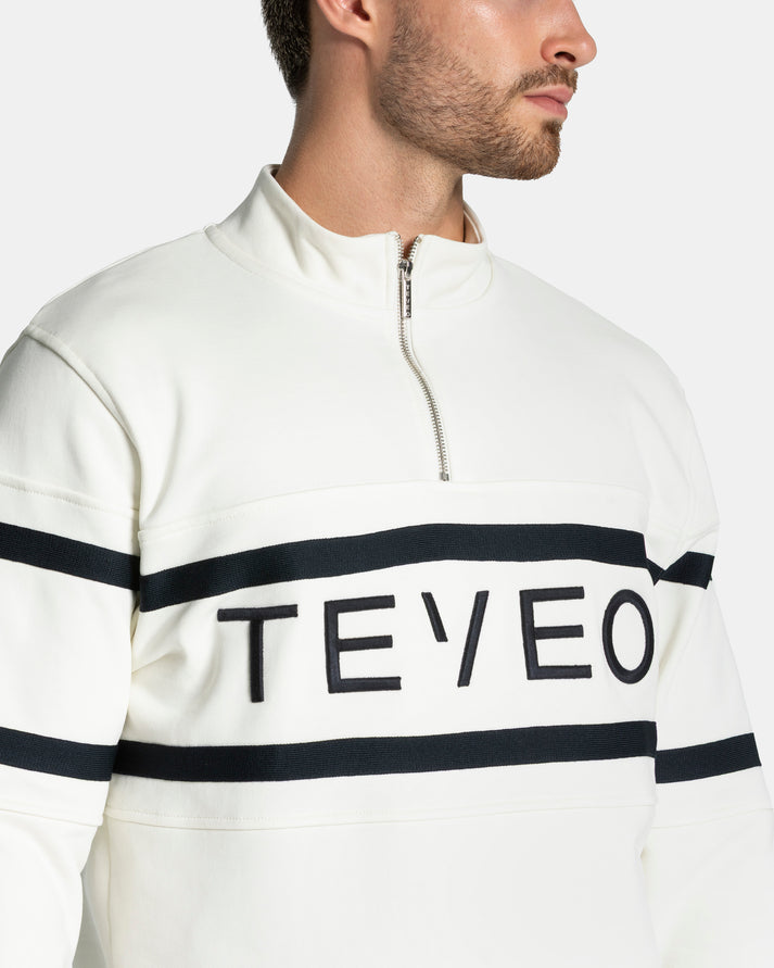 TEVEO Club Yarım Fermuarlı Kazak (Midnight)