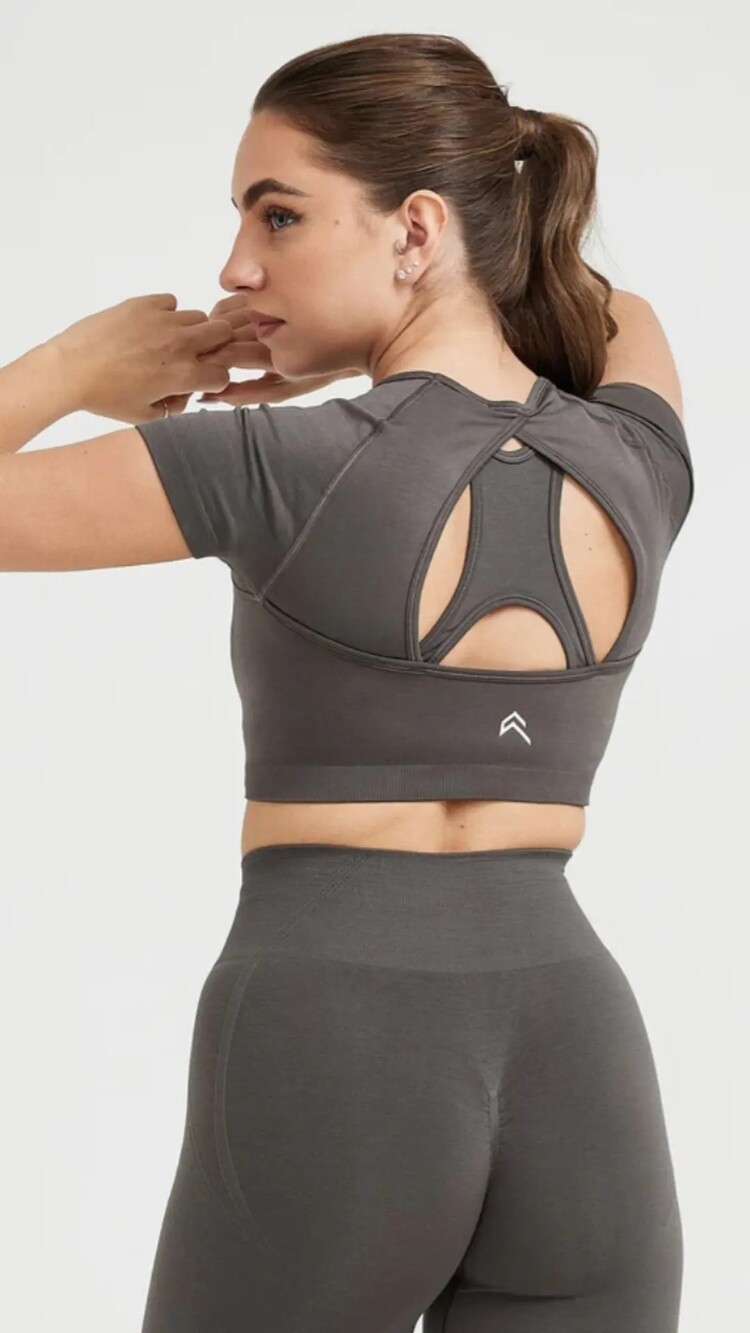 Oneractive Crop Kısa Kol
