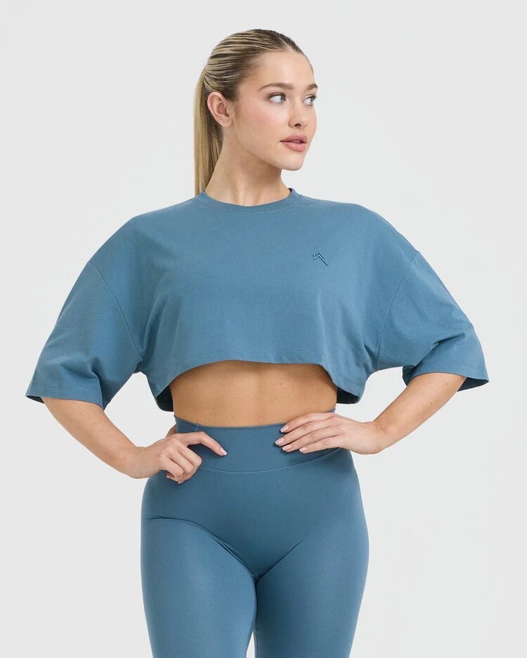 Oneractive Klasik Crop Tişört