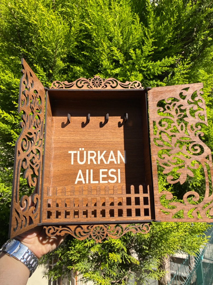Kişiye Özel Aile Anahtarlık Askılığı