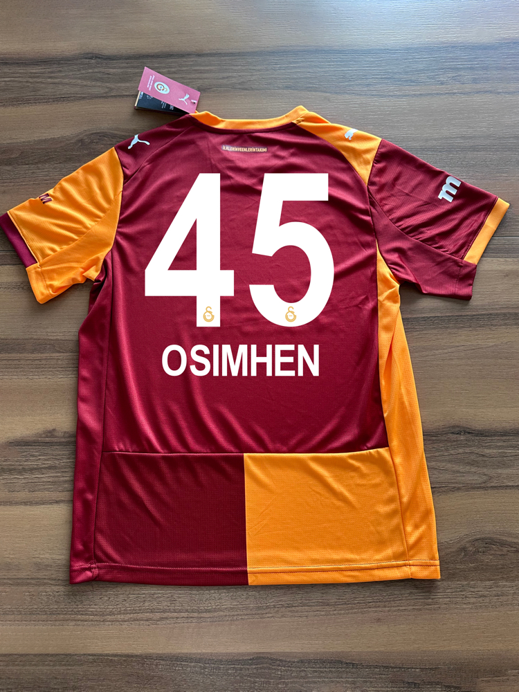 Galatasaray 2025/2026 45 OSIMHEN Premium Kalite İç Saha Forma
