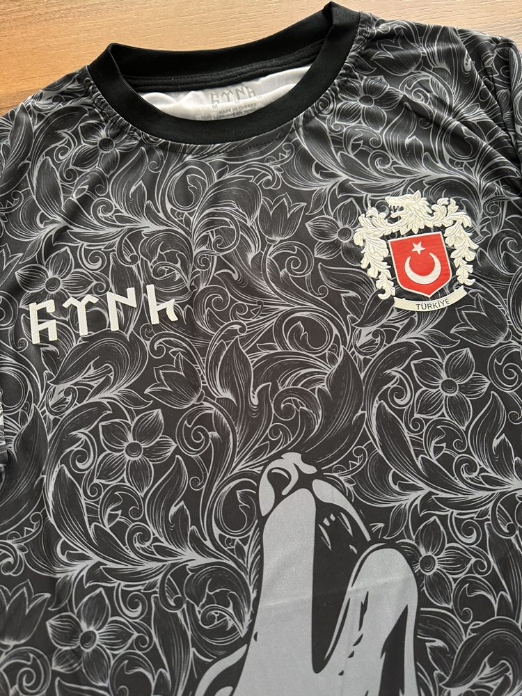 Türkiye Bozkurt Siyah Profesyonel Tasarım Forma