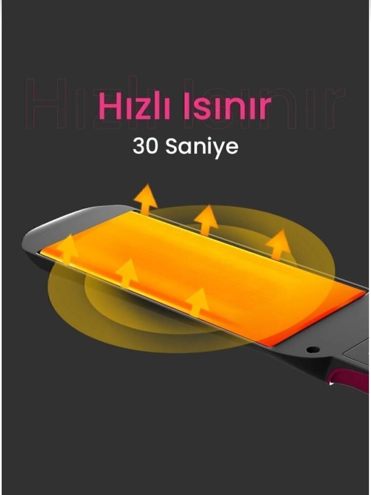 DEMPOWER DP-08P Geniş Plakalı Saç Düzleştirici