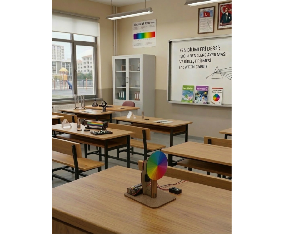 Renk Çarkı Seti (Newton Çarkı)