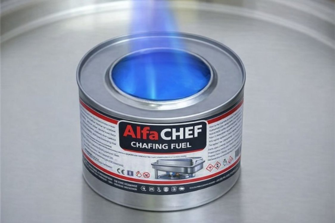 AlfaChef Reşo Yakıtı 200 ml  Açık Büfe & Catering Isıtıcı Yakıtı