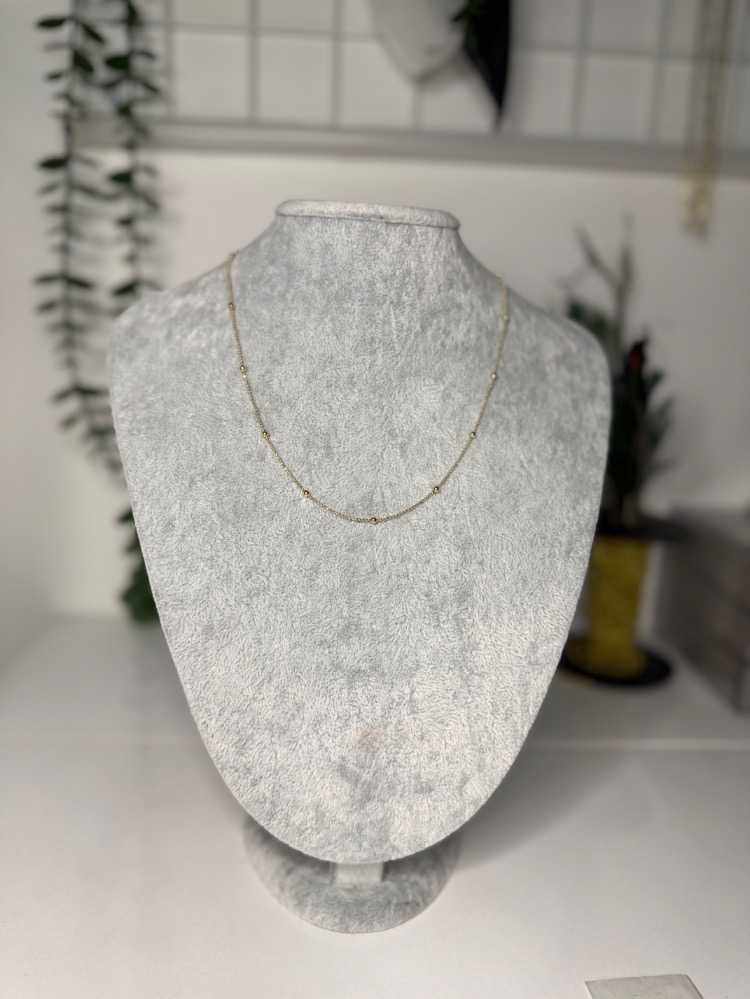 Tabir Gold Boncuk Zincir